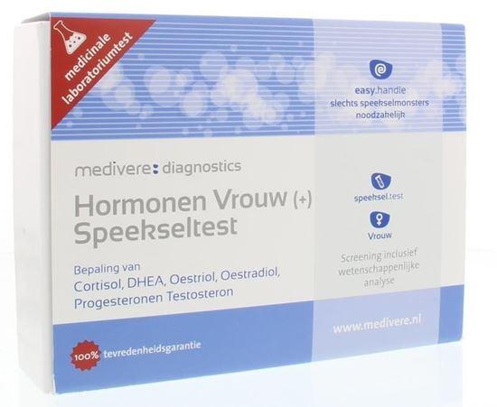 Afbeelding van Medivere Hormonen Vrouw Plus speekseltest