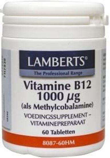 Afbeelding van Lamberts Vitamine B12 methylcobalamine 1000 mcg