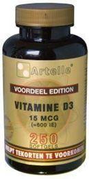 Afbeeldingen van Artelle Vitamine D3 15 mcg