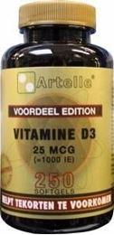 Afbeeldingen van Artelle Vitamine D3 25 mcg