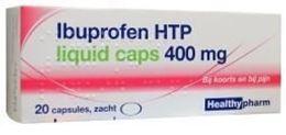 Afbeeldingen van Healthypharm Ibuprofen Liquid Caps 400mg 20caps