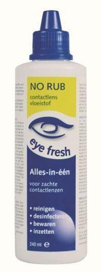 Afbeelding van Eyefresh No rub alles in een vloeistof zachte lenzen