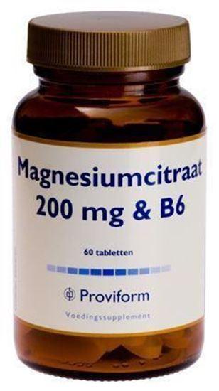 Afbeelding van Proviform Magnesium citraat 200 mg & B6