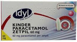 Afbeeldingen van Idyl Kinderparacetamol 60mg zetpil 10st