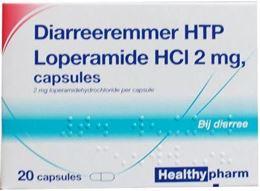 Afbeeldingen van Healthypharm diarreeremmer 2mg 20caps