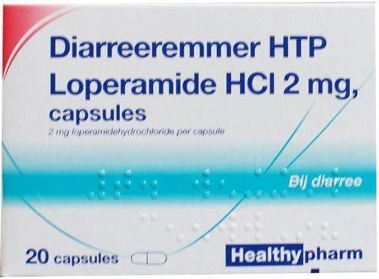 Afbeelding van Healthypharm diarreeremmer 2mg 20caps