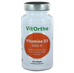 Afbeeldingen van Vitortho Vitamine D3 3000IE