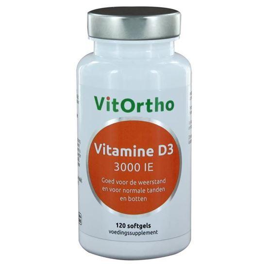 Afbeelding van Vitortho Vitamine D3 3000IE