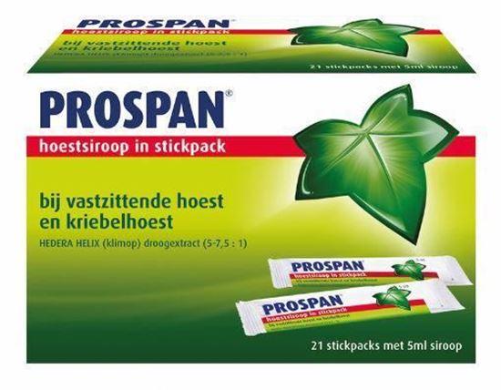 Afbeelding van Prospan Hedera Helix hoestsiroop stickpack 5ml 21st