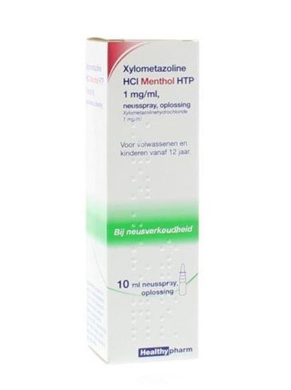 Afbeelding van Healthypharm neusspray xylometazol menthol 10ml