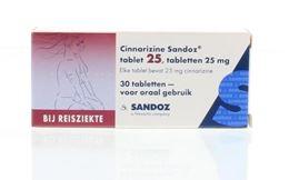 Afbeeldingen van Sandoz Cinnarizine 25mg 30tb