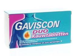 Afbeeldingen van Gaviscon Duo kauwtabletten 24tb