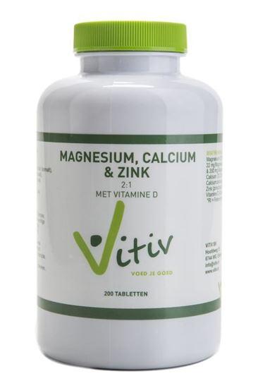 Afbeelding van Vitiv Magnesium calcium zink