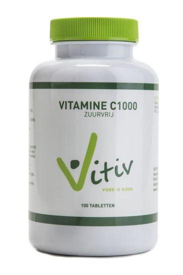 Afbeelding van Vitiv Vitamine C1000 zuurvrij