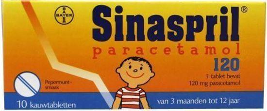 Afbeelding van Sinaspril Paracetamol 120mg 10tb