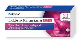 Afbeeldingen van Sanias Diclofenac Kalium 12,5mg 20tb