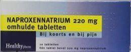 Afbeeldingen van Healthypharm naproxennatrium 220mg 10tb