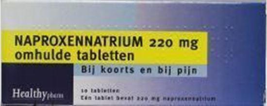 Afbeelding van Healthypharm naproxennatrium 220mg 10tb