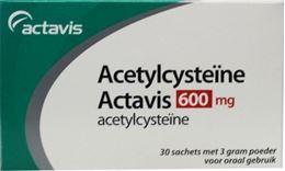 Afbeeldingen van Sanias Acetylcysteine 600mg 30st