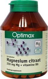 Afbeeldingen van Optimax magnesium citraat 250 mg + vit B6