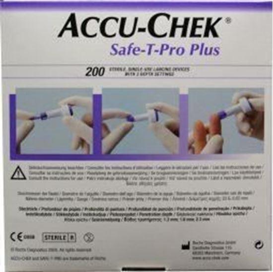 Afbeelding van Accu-Chek Safe-T-Pro Plus lancet 200st