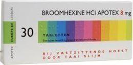 Afbeeldingen van Apotex Broomhexine 8mg 30tb