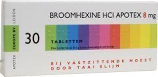 Afbeelding van Apotex Broomhexine 8mg 30tb