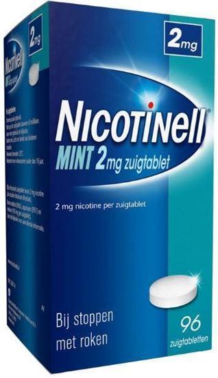 Afbeelding van Nicotinell Mint 2mg zuigtablet 96tb