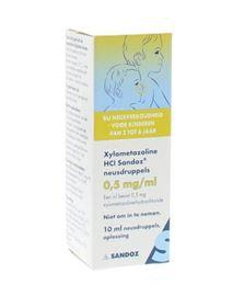 Afbeeldingen van Sandoz neusdruppels 0,5mg/ml 10ml