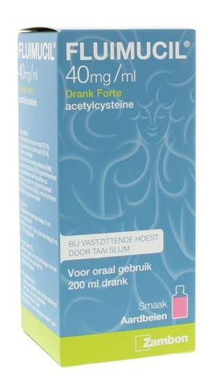 Afbeelding van Fluimucil drank forte 40mg/ml  200ml