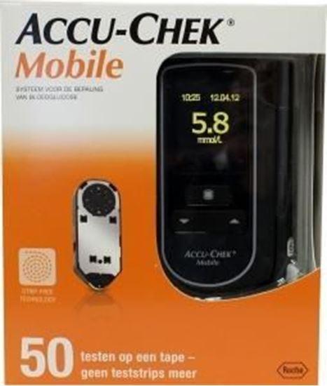 Afbeelding van Accu-Chek Mobile bloedglucosemeter met 50 testen