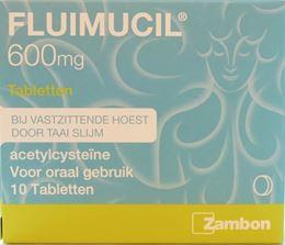 Afbeeldingen van Fluimucil 600mg 10tb