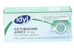 Afbeeldingen van Idyl Cetirizine 10mg 30tb