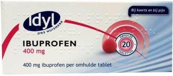 Afbeelding van Idyl Ibuprofen 400mg suikervrij 20tb