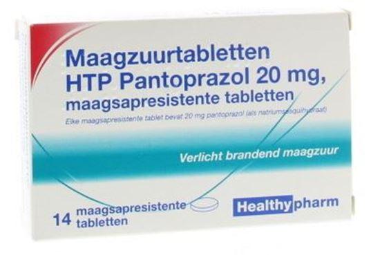 Afbeelding van Healtypharm maagzuurtabletten 20mg 14tb