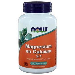 Afbeeldingen van NOW Magnesium & calcium 2:1