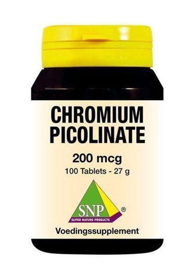 Afbeelding van SNP Chroom picolinaat 200 mcg