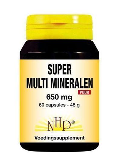 Afbeelding van NHP Super multi mineralen 650 mg puur