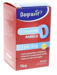 Afbeeldingen van Dagravit Vitamine D pearls 400IU