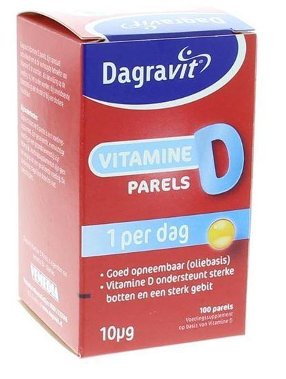 Afbeelding van Dagravit Vitamine D pearls 400IU