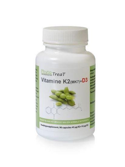 Afbeelding van Phytotreat Vitamine K2 MK7 + D3