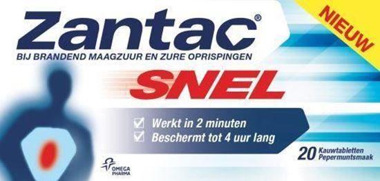 Afbeelding van Zantac Snel kauwtabletten 20tb