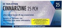 Cinnarizine Pch 25mg 30tb