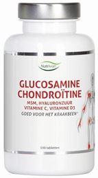 Afbeeldingen van Nutrivian Glucosamine chondoitine MSM hyaluron vit D3/c