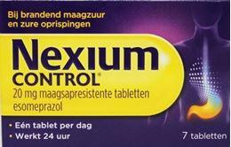 Afbeeldingen van Nexium control 20mg 7tb