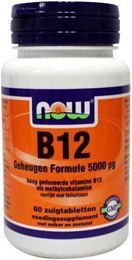 Afbeeldingen van NOW Vitamine B12 geheugenformule 5000 mcg