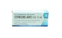 Afbeeldingen van Teva Cetirizine 10mg 30tb