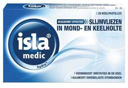 Afbeeldingen van Isla medic hydro+ keelpastille 20st