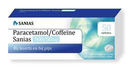 Afbeeldingen van Sanias Paracetamol-Coffeine 500/50mg 50tb