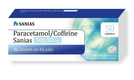 Afbeelding van Sanias Paracetamol-Coffeine 500/50mg 50tb